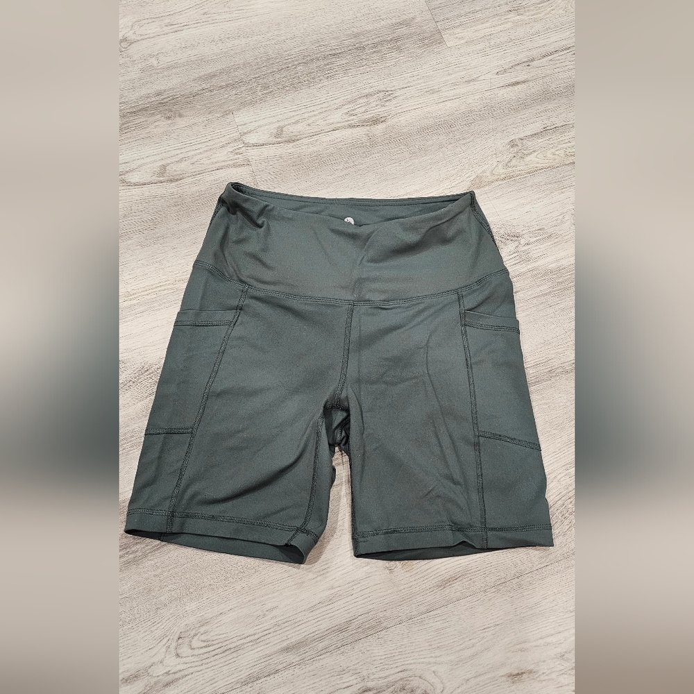 Sage Green Biker Shorts